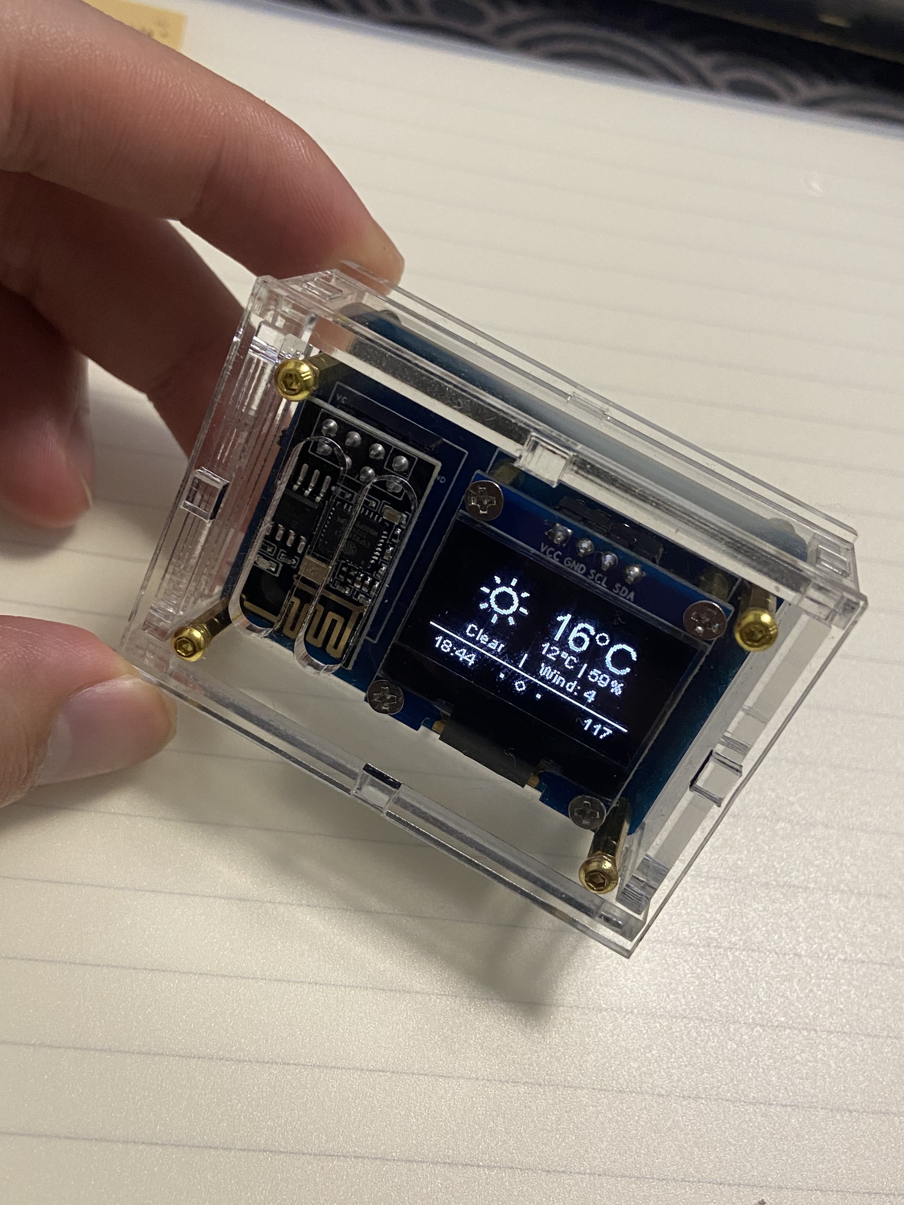 OLED+ESP8266天气时钟显示,———EEWorld参考设计中心