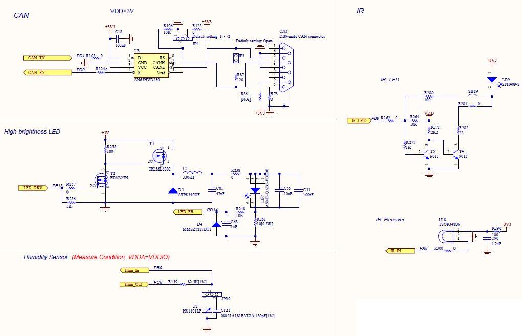 基于ARM cortex-M4内核的STM32F303VET6微控制器,———EEWorld参考设计中心