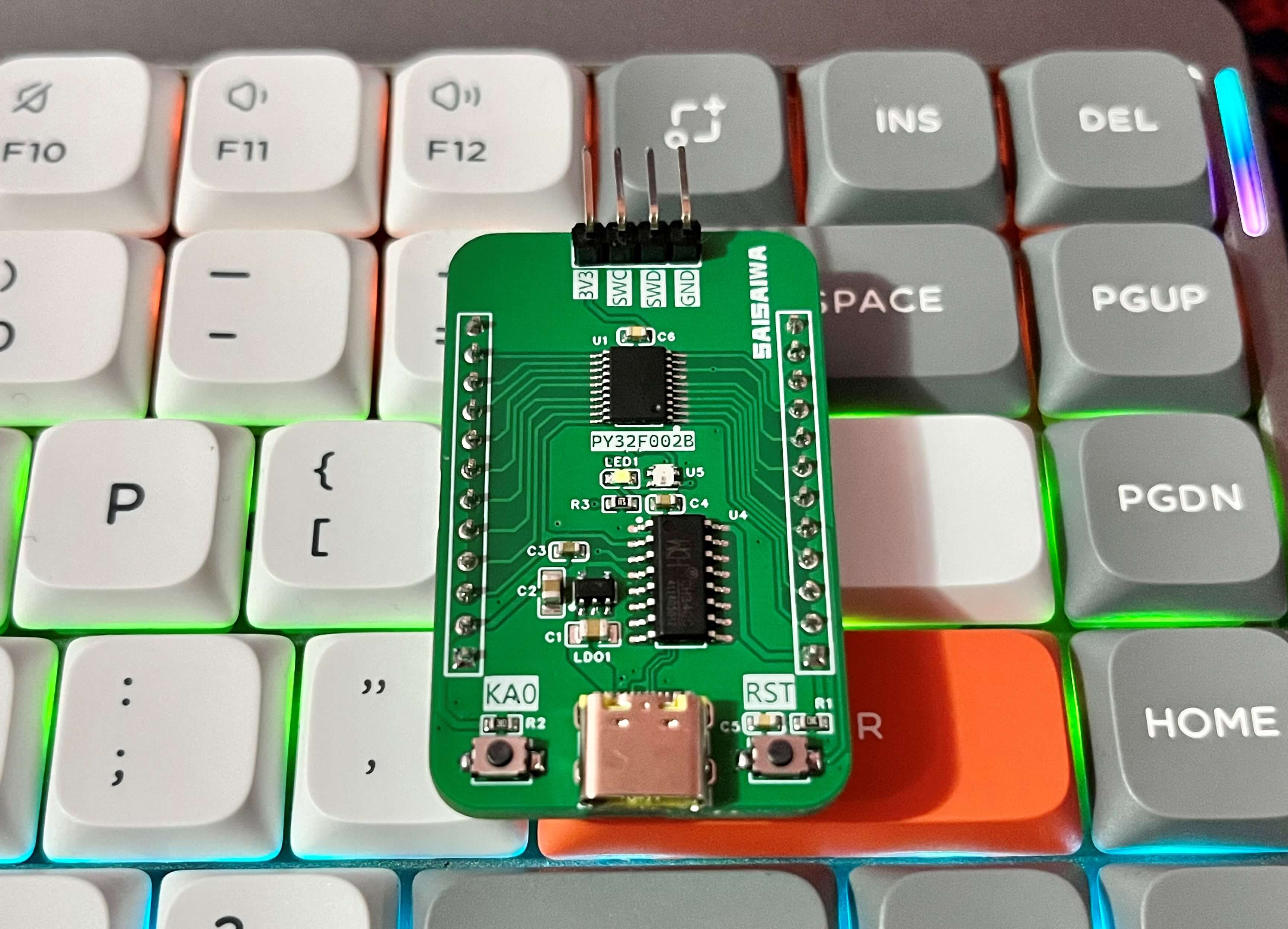 PY32F002BF15P Development Board,-EEWorld Reference Design Center